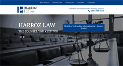 Desktop Screenshot of harrozlaw.com